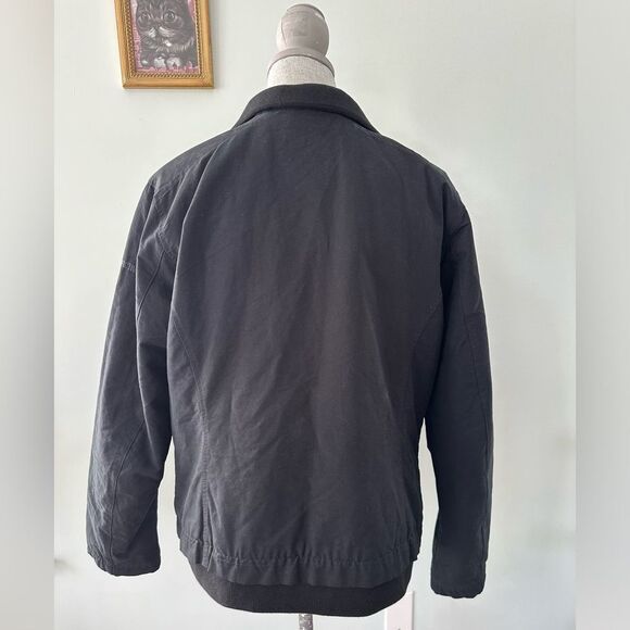 Pacific Trail Women's Quilted Black Bomber Jacket with Buttons size Large - Picture 2 of 5